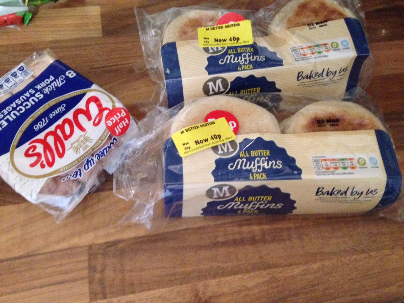 McD breakfast muffins Feed Your Family for £20 a week