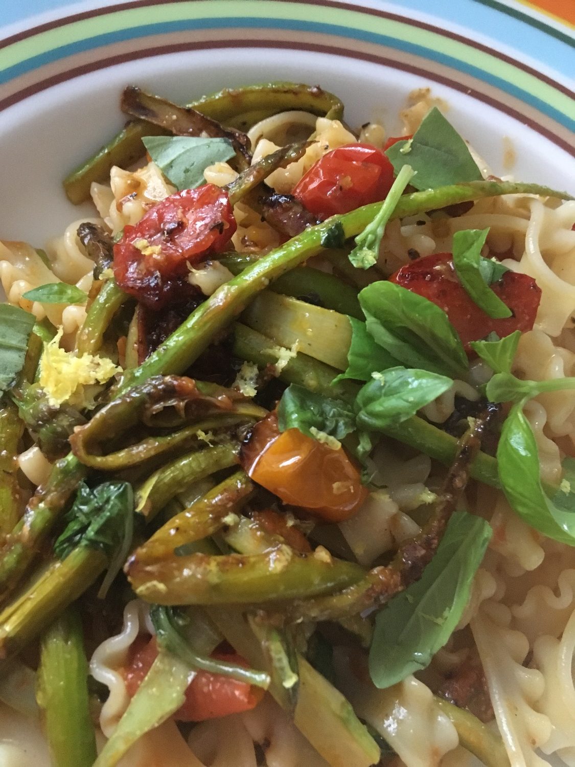 Tomato and asparagus pasta - Feed Your Family for £20 a week