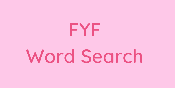 FYF Word Search