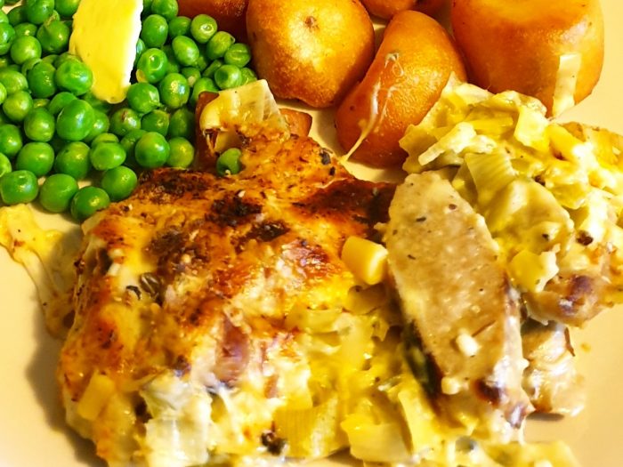 Creamy Sausage and Leek Bake-image