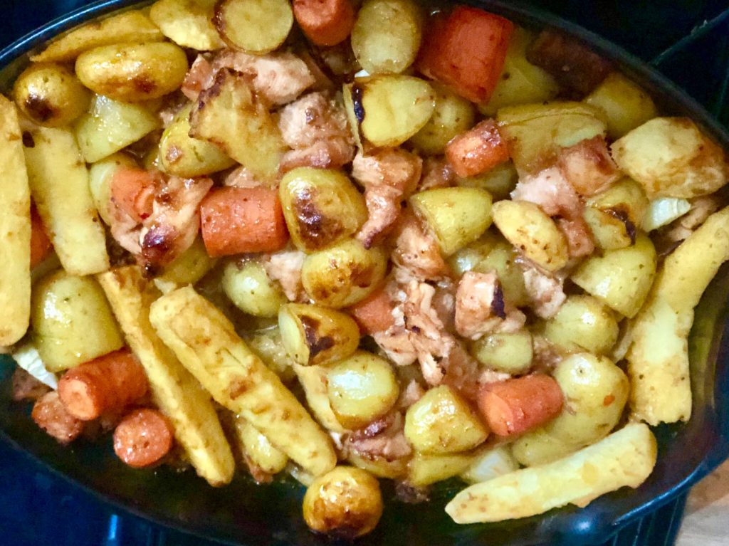 BBQ chicken tray bake Feed Your Family for £20 a week