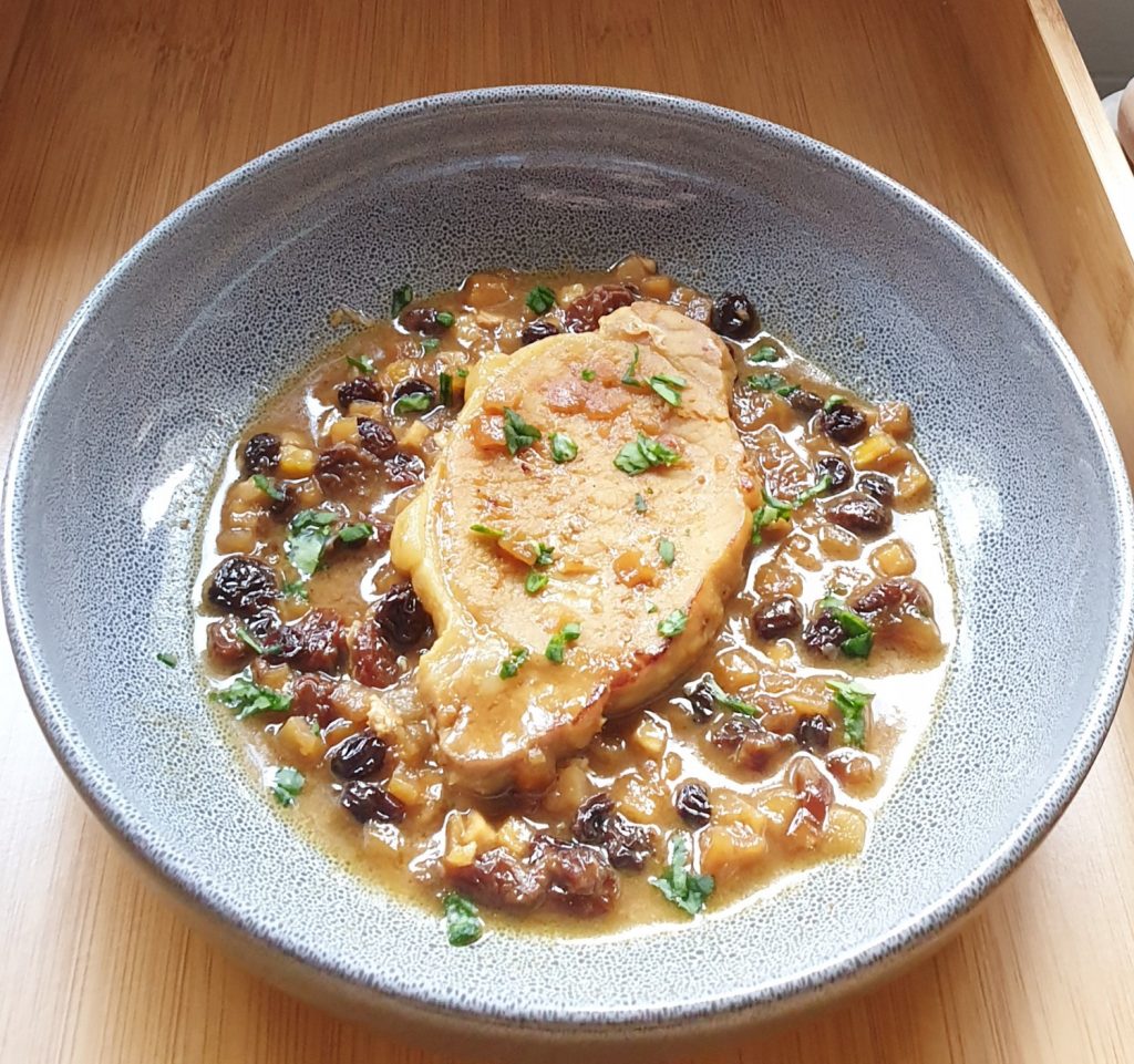 Rum n raisin braised Pork chops Feed Your Family for £20 a week
