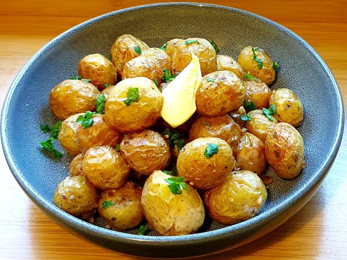 Halogen Baked Roasted New Potatoes - Feed Your Family for £20 a week