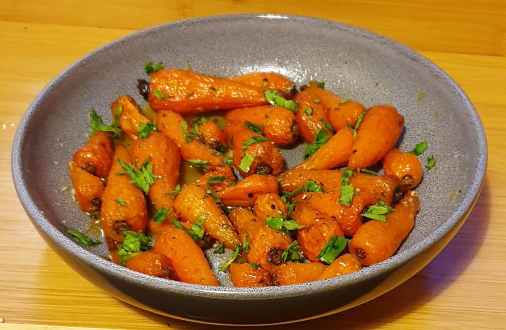 Honey & Ginger glazed Chantenay Carrots Feed Your Family for £20 a week