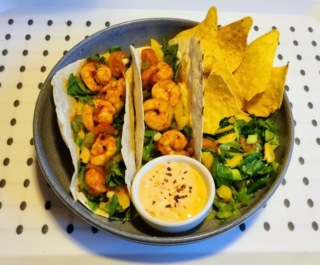Air Fryer King Prawn Tacos Feed Your Family for £20 a week